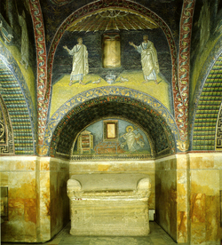 Ravenna, Galla Placidia, lunetta con apostoli (meridionale)