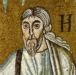Ravenna, S. Apollinare in Classe, catino absidale, profeta Elia