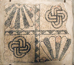 Pavimento musivo di S. Giovanni Evangelista, Decorazione geometrica con conchiglie e nodi di Salomone