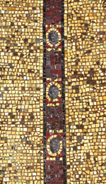decorazione musiva parietale di S. Michele in Africisco, Cristo fra gli arcangeli