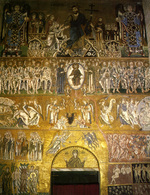 decorazione musiva parietale di S. Maria Assunta, Controfacciata, Lunetta
