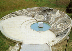 Ravenna, Parco della Pace, Claude Rahir, fontana